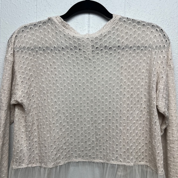 American Rag Fairy Ethereal Bohemian Cottage Prairie Twee Womens Cardigan Small - Picture 7 of 10